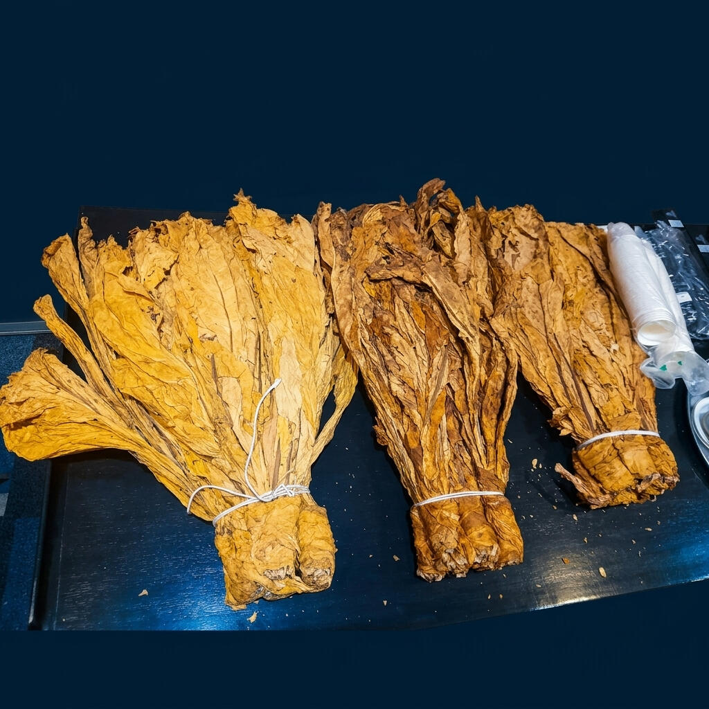 Flue-Cured Virginia (FCV) Forms: threshed lamina, loose leaf, scrap F8 and F16, stems LST and SST.