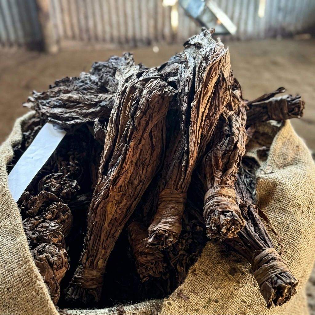 Burley Air-cured leaf with good filling power. Adds body and balance to blends.
